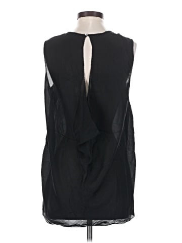 Vince. Sleeveless Silk Top (view 2)