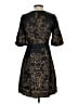Label by Ritu Kumar 100% Polyester Paisley Black Cocktail Dress Size S - photo 2