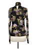 Cinq à Sept Floral Black Long Sleeve Blouse Size M - photo 2
