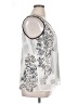 Coldwater Creek 100% Polyester White Silver Sleeveless Blouse Size 1X - photo 4