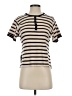 Studio Works 100% Cotton Tan Short Sleeve Turtleneck Size S - photo 1