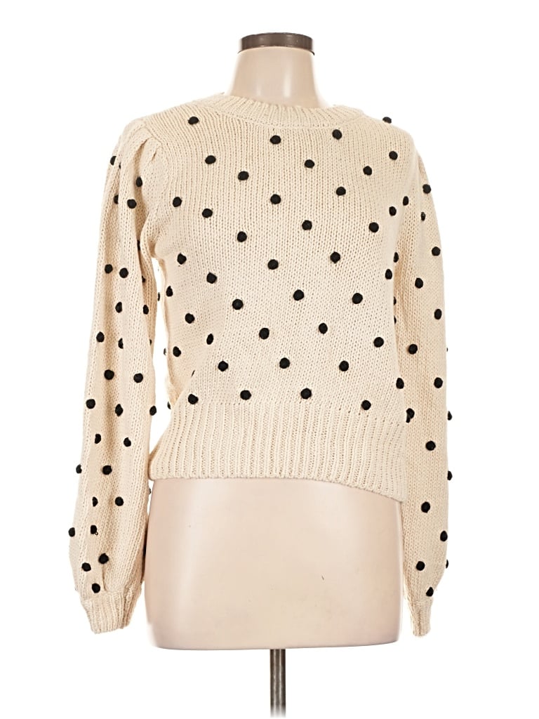 Pre-owned Astr Turtleneck Sweater In Ivory