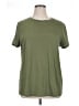 Torrid Solid Green Short Sleeve T-Shirt Size 1X Plus (1) - photo 1