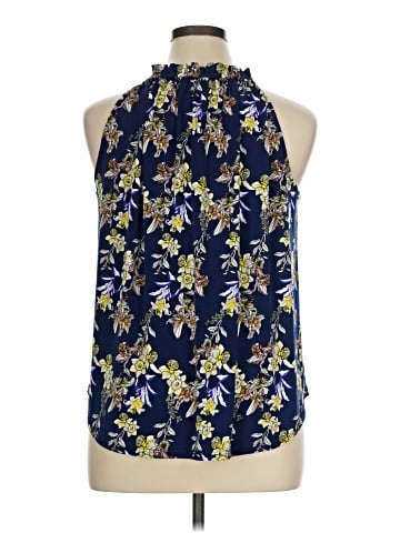 Always Indigo Sleeveless Blouse (view 2)