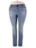 DKNY Jeans Hearts Blue Jeans Size 18 - photo 1