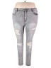 SO Hearts Gray Jeans Size 18 - photo 1