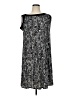 Perceptions Graphic Black Casual Dress Size 16 - photo 1
