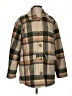 American Eagle Outfitters Plaid Brown Coat Size S - photo 1