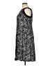 Perceptions Graphic Black Casual Dress Size 16 - photo 5