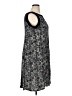 Perceptions Graphic Black Casual Dress Size 16 - photo 4