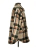 American Eagle Outfitters Plaid Brown Coat Size S - photo 4