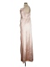 JJ's House 100% Polyester Metallic Tan Cocktail Dress Size 16 - photo 5