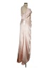 JJ's House 100% Polyester Metallic Tan Cocktail Dress Size 16 - photo 4