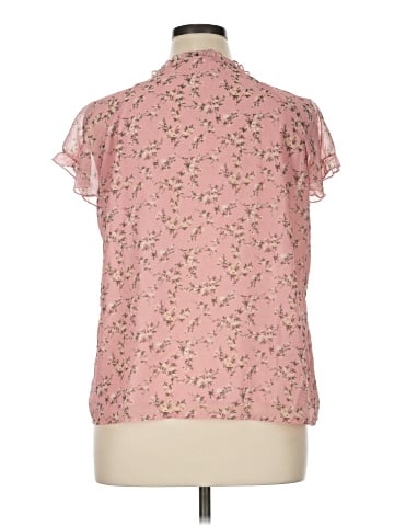 Allegra K Short Sleeve Blouse (view 2)
