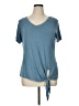 Matty M Blue Short Sleeve Top Size XL - photo 1