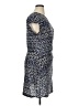 Nicole Miller Print Blue Casual Dress Size XL - photo 4