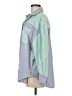 Akaiv Color Block Green Long Sleeve Blouse Size M - photo 5
