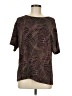 Ninety Burgundy Short Sleeve Blouse Size M (estimated) - photo 1