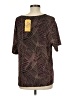 Ninety Burgundy Short Sleeve Blouse Size M (estimated) - photo 2