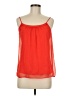 The Limited 100% Polyester Orange Red Sleeveless Blouse Size M - photo 1