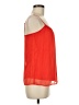 The Limited 100% Polyester Orange Red Sleeveless Blouse Size M - photo 4