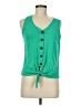 Sanctuary Green Sleeveless Top Size M - photo 1
