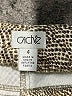 Cache Animal Print Silver Casual Pants Size 4 - photo 6
