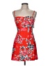 French Connection Tropical Red Cocktail Dress Size 6 - photo 1
