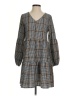 Unbranded Plaid Gray Casual Dress Size S - photo 1