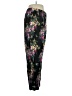 Maeve 100% Linen Floral Black Linen Pants Size XL Petite - photo 4