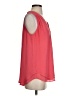 Ann Taylor 100% Polyester Red Sleeveless Blouse Size S - photo 4