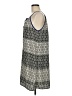 Collective Concepts 100% Polyester Print Gray Casual Dress Size M - photo 5