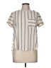 BP. Stripes Ivory Short Sleeve Blouse Size M - photo 1
