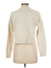Gap 100% Cotton Solid Ivory Turtleneck Sweater Size M - photo 2