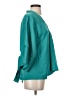 Unbranded 100% Polyester Teal 3/4 Sleeve Blouse Size S - photo 4