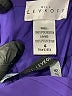 Bill Levkoff 100% Polyester Solid Purple Cocktail Dress Size 4 - photo 7