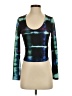 Venus Teal Long Sleeve Top Size S - photo 1