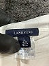 Lands' End 100% Polyester Solid Ivory Skort Size 18 - 20 - photo 3