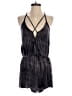Ginger G. Metallic Black Romper Size M - photo 1
