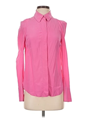 A.L.C. Long Sleeve Silk Top (view 1)