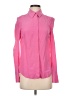 A.L.C. 100% Silk Pink Long Sleeve Silk Top Size 2 - photo 1