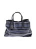 Coach 100% Leather Stripes Purple Blue Leather Tote One size - photo 1
