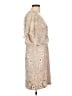 Aidan Mattox 100% Polyester Silver Ivory Cocktail Dress Size 12 - photo 4