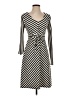 Merona Stripes Black Casual Dress Size S - photo 1
