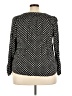 Croft & Barrow Polka Dots Black Long Sleeve Blouse Size 2X - photo 2