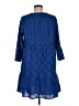 J.Jill Blue Casual Dress Size Med Petite - photo 2