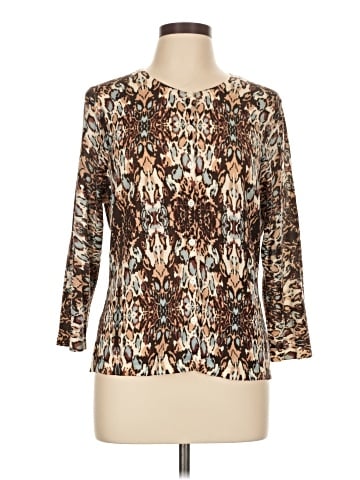 Garnet Hill 3/4 Sleeve Blouse (view 1)