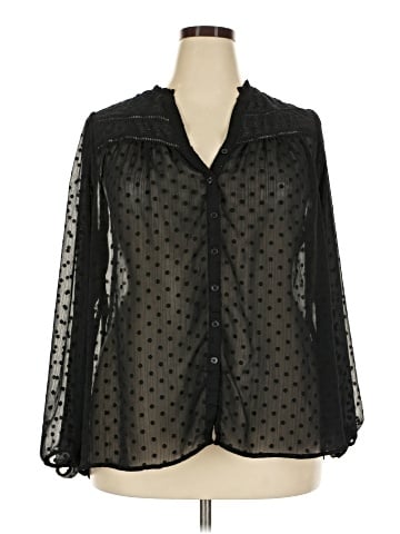 Torrid 3/4 Sleeve Blouse (view 1)