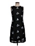 Ann Taylor Graphic Black Cocktail Dress Size 2 - photo 1