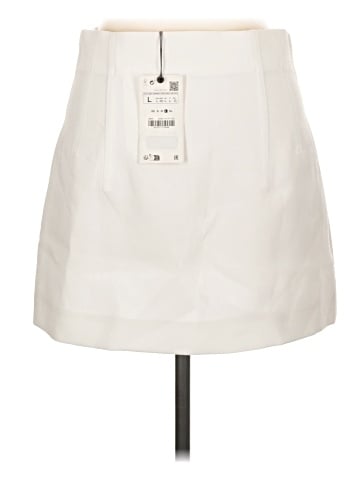 Zara Faux Leather Skirt (view 2)